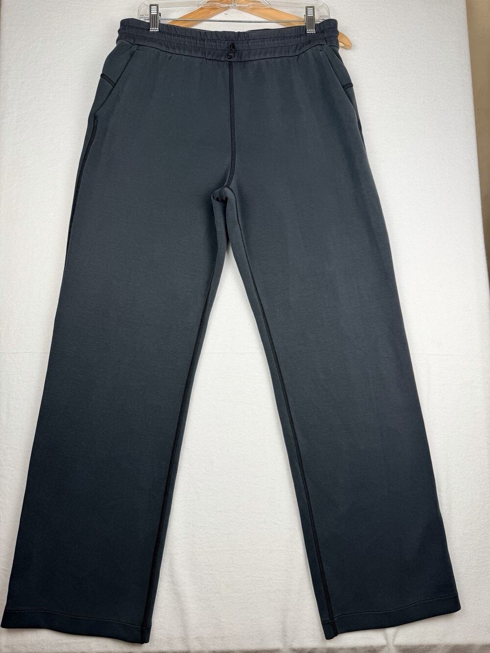 Lululemon Softstreme High-Rise Pants Women’s 10 Black Straight Leg LW5GBHS